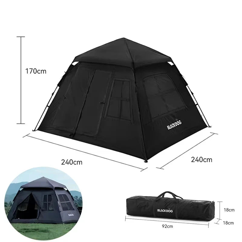 Waterproof, Two-Door Camping Tent