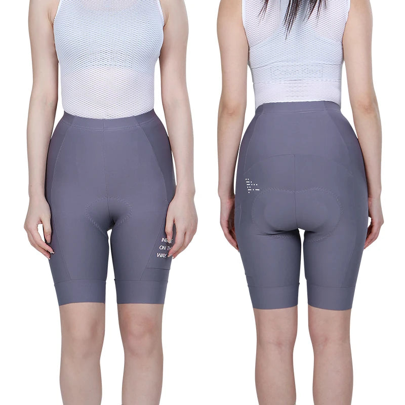Breathable Women's Road Cycling Shorts with Pockets & Padding