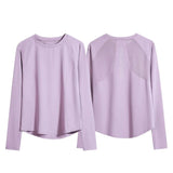 DRUR Fitness T-shirts Women Running Shirts Long Sleeve Quick Dry Breathable Sports Top Jogger Workout Pullover Top Sportswear 24 Hour Sport