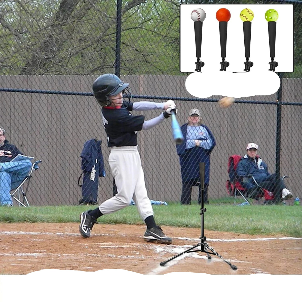 Sturdy, Portable Batting Tee for Practice Anywhere