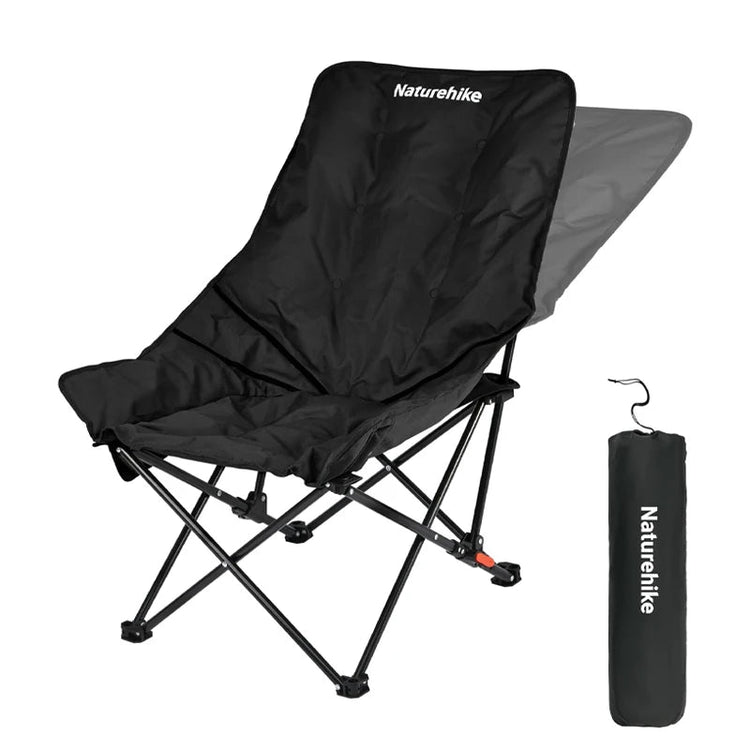 Portable Outdoor Reclining Moon 2-Position Camping Chair
