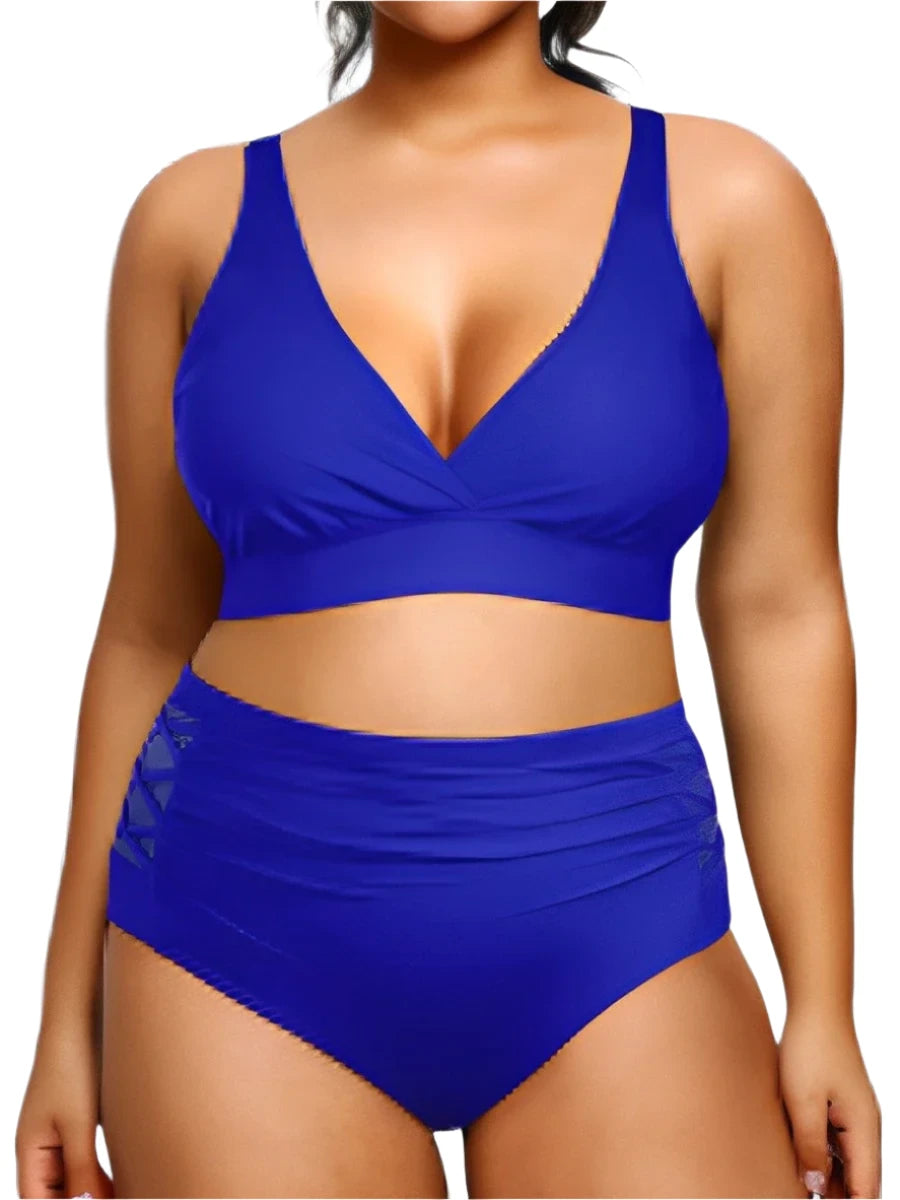 Embrace Your Curves in this High Waisted Swimsuit