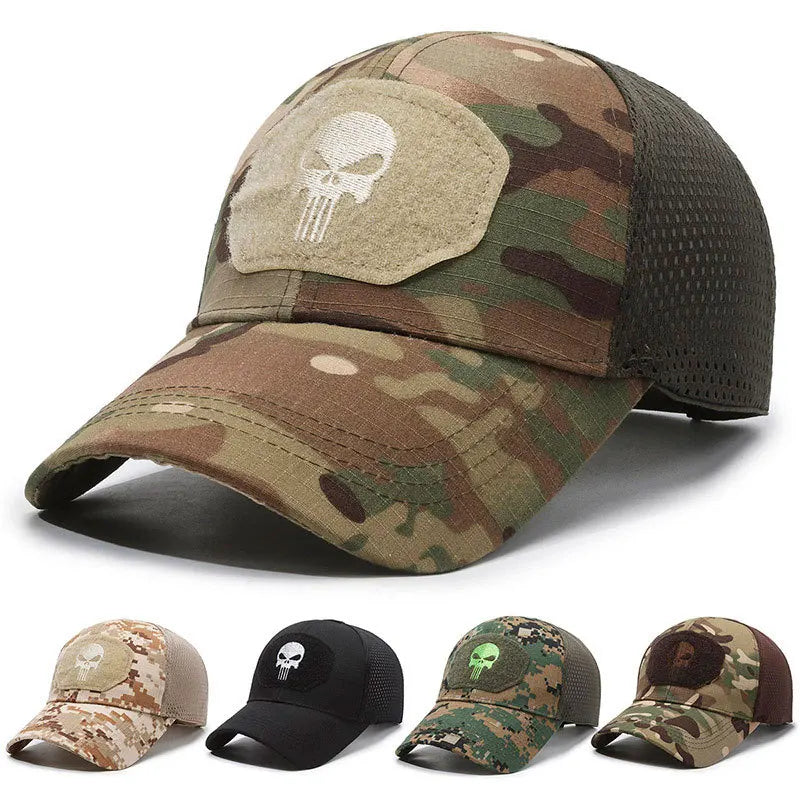 Breathable Tactical Sun Outdoor Half-Net Baseball Cap