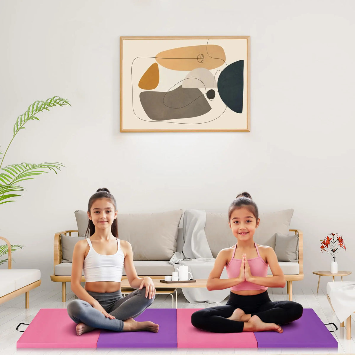 Folding Gymnastics & Tumbling Exercise Mat