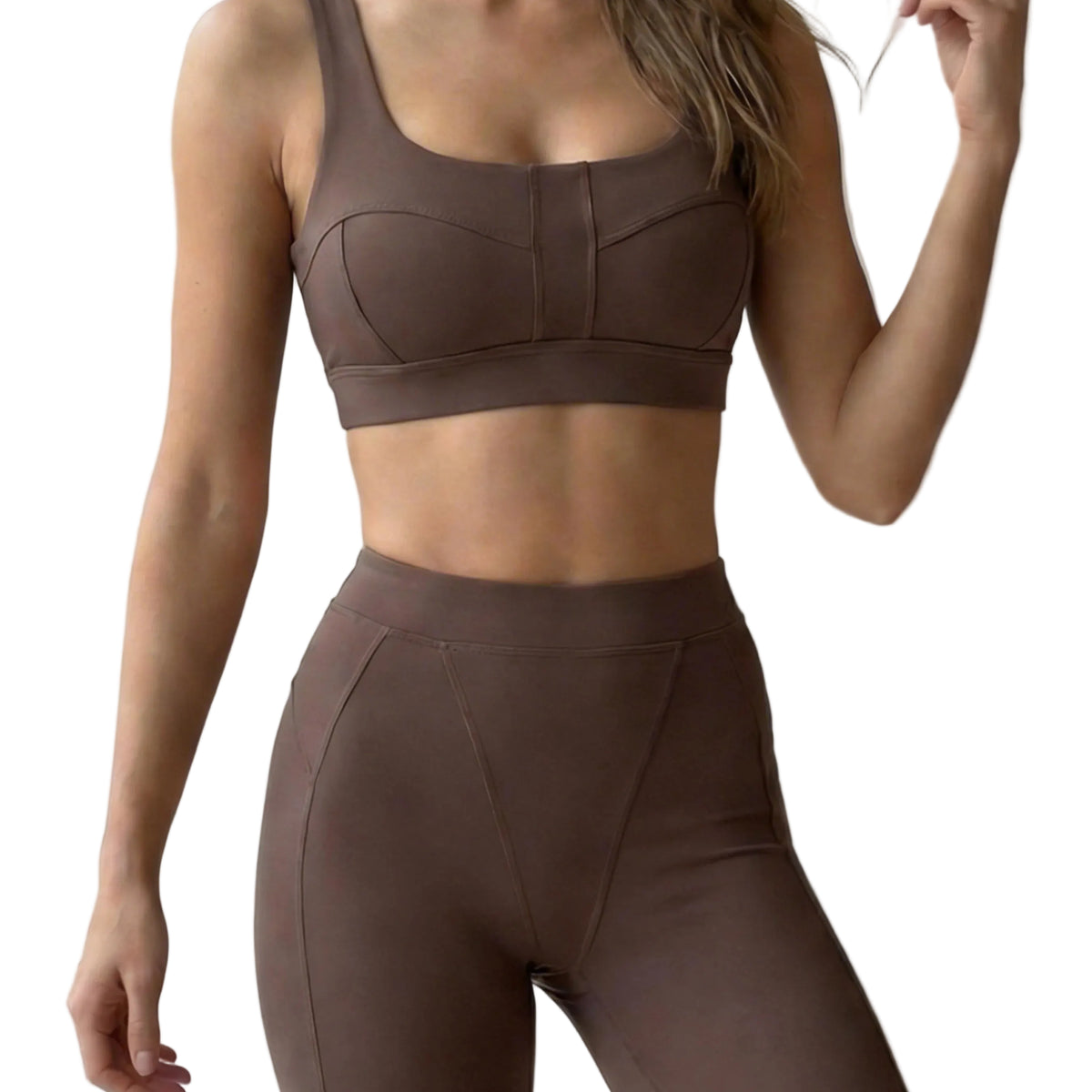 2-Piece Women's Gym Set: Sports Bra & Butt-Lifting Leggings