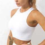 Breathable Athletic Crop Top for Women
