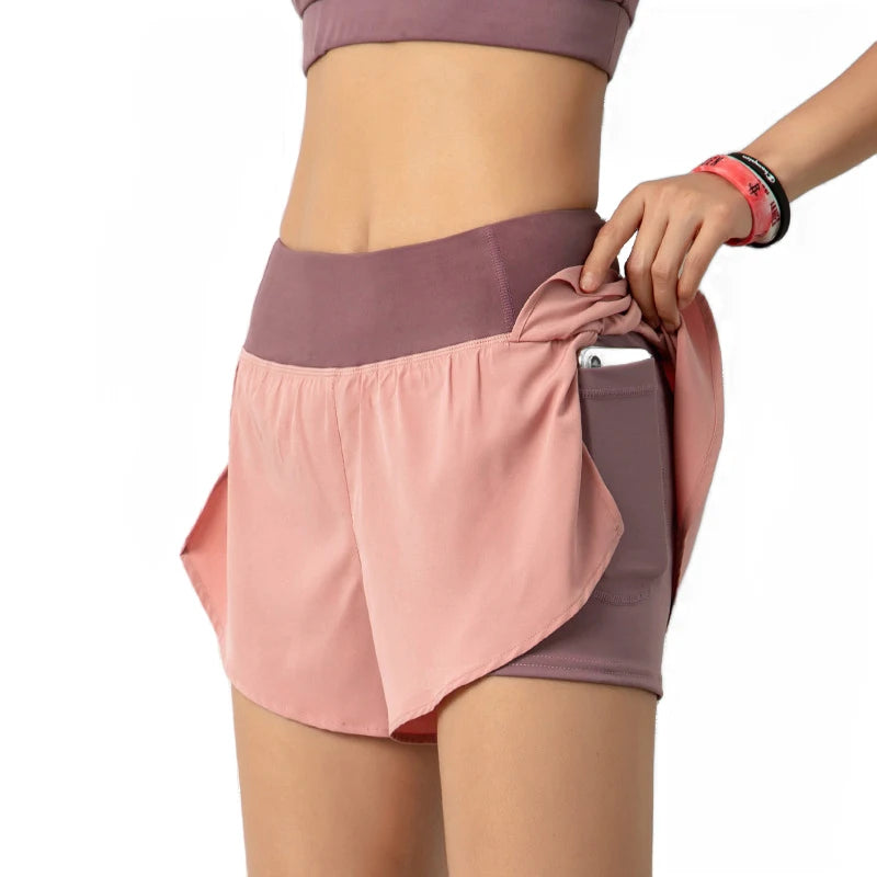 Women's Workout Shorts | High-Waisted | Quick-Drying
