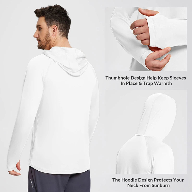 Long Sleeve Sun Protection Hoodie Quick-Dry Fishing Gear