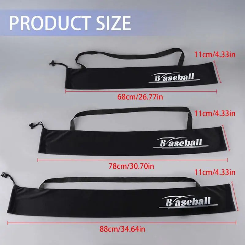 Baseball Bat Tote Bag with Adjustable Strap