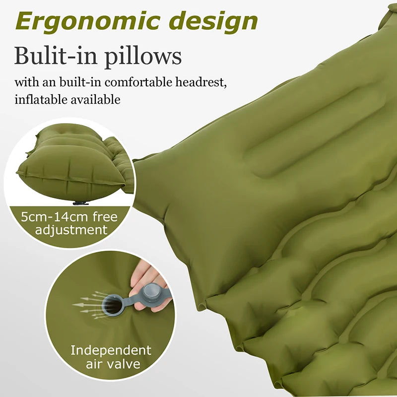 Double Self-Inflating Camping Pad