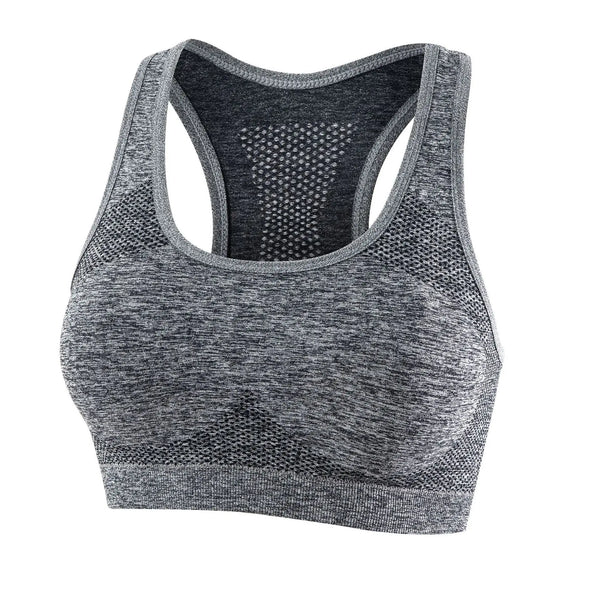 Yoga and Running Sports Bra with Breathable Mesh