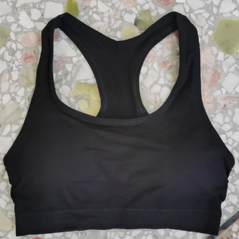 Yoga and Running Sports Bra with Breathable Mesh