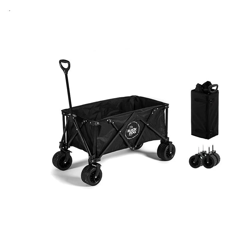 Outdoor Camping Trolley: Portable & Compact with Matching Table