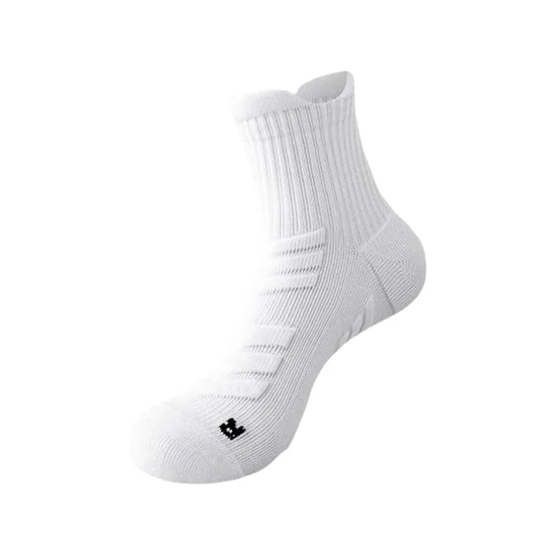 Men's Cotton-Nylon Sports Socks for Running & Hiking