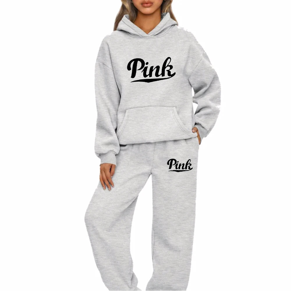 Hooded Sweatshirt & Jogging Pants Set