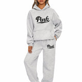 Hooded Sweatshirt & Jogging Pants Set