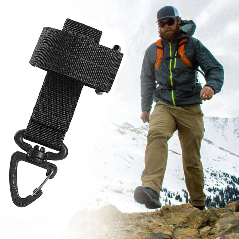 Multi-Functional Nylon Gear Hook for Outdoor Enthusiasts