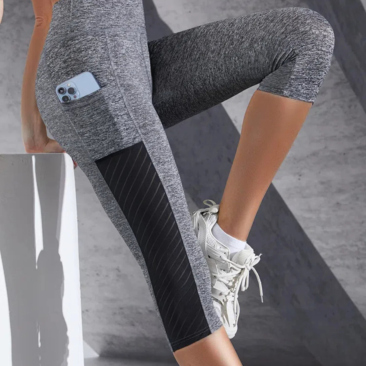 Tummy-Control Yoga Pants with High Elasticity