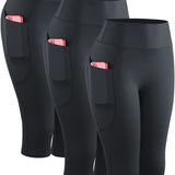 Comfortable Capri Leggings with Tummy Control
