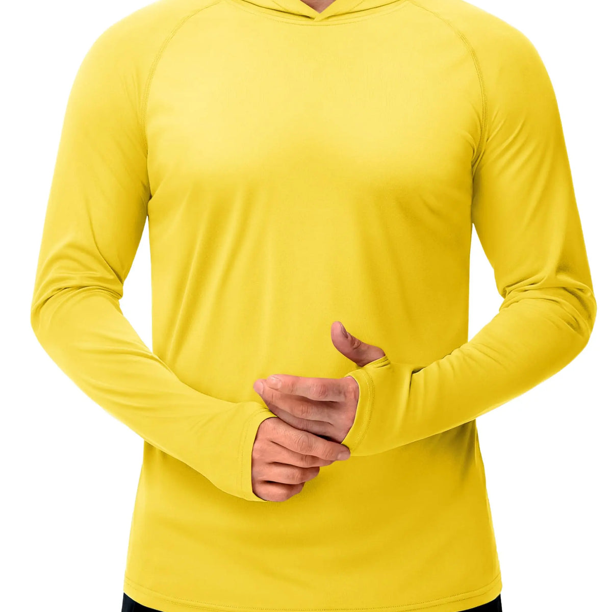 Men’s Long Sleeve Sun Protection Hoodie with UV-Proof
