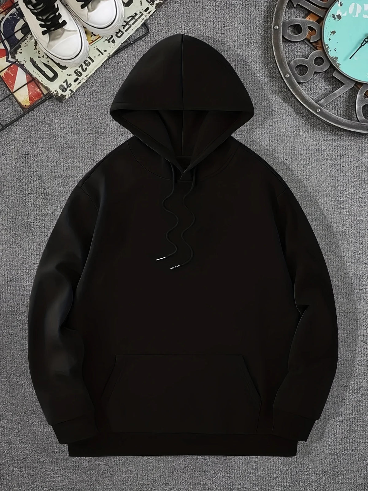 Men's Skull & Spiderweb Graphic Hoodie
