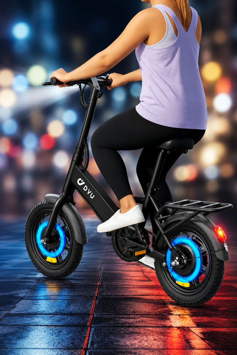Foldable City E-Bike Powerful Peak Motor & Battery