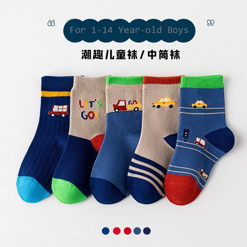 Autumn Kids' Cotton Socks