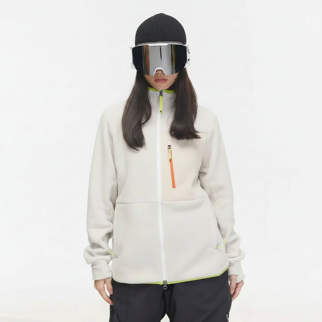 VECTOR Fleece Jacket Woman Autumn Winter Warm Coats Men Clothing 2023 Contrast Sleeve Sweatshirt Coats Color Outdoor Jakcets - 24 Hour Sport