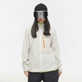 VECTOR Fleece Jacket Woman Autumn Winter Warm Coats Men Clothing 2023 Contrast Sleeve Sweatshirt Coats Color Outdoor Jakcets - 24 Hour Sport
