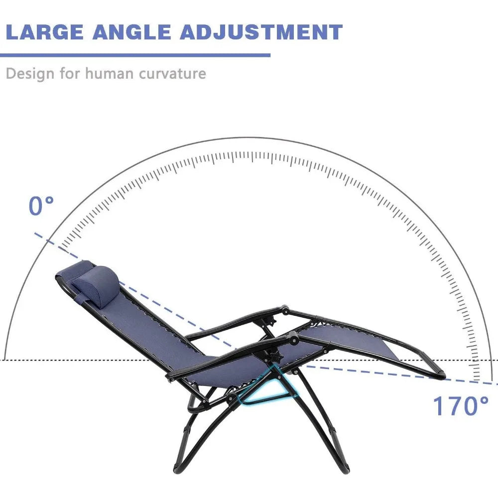 Gravity Lounge Chair with Cup Holder