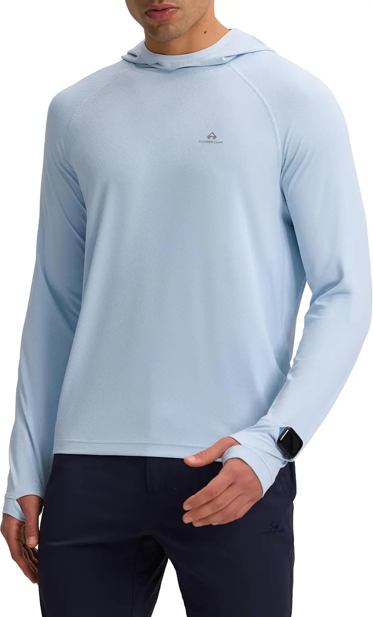 Men's Quick-Dry Sun Hoodie UPF Fishing & Hiking Shirt