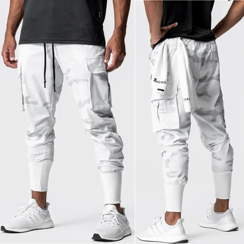 Men's Breathable, Stretchable Camouflage Sweatpants