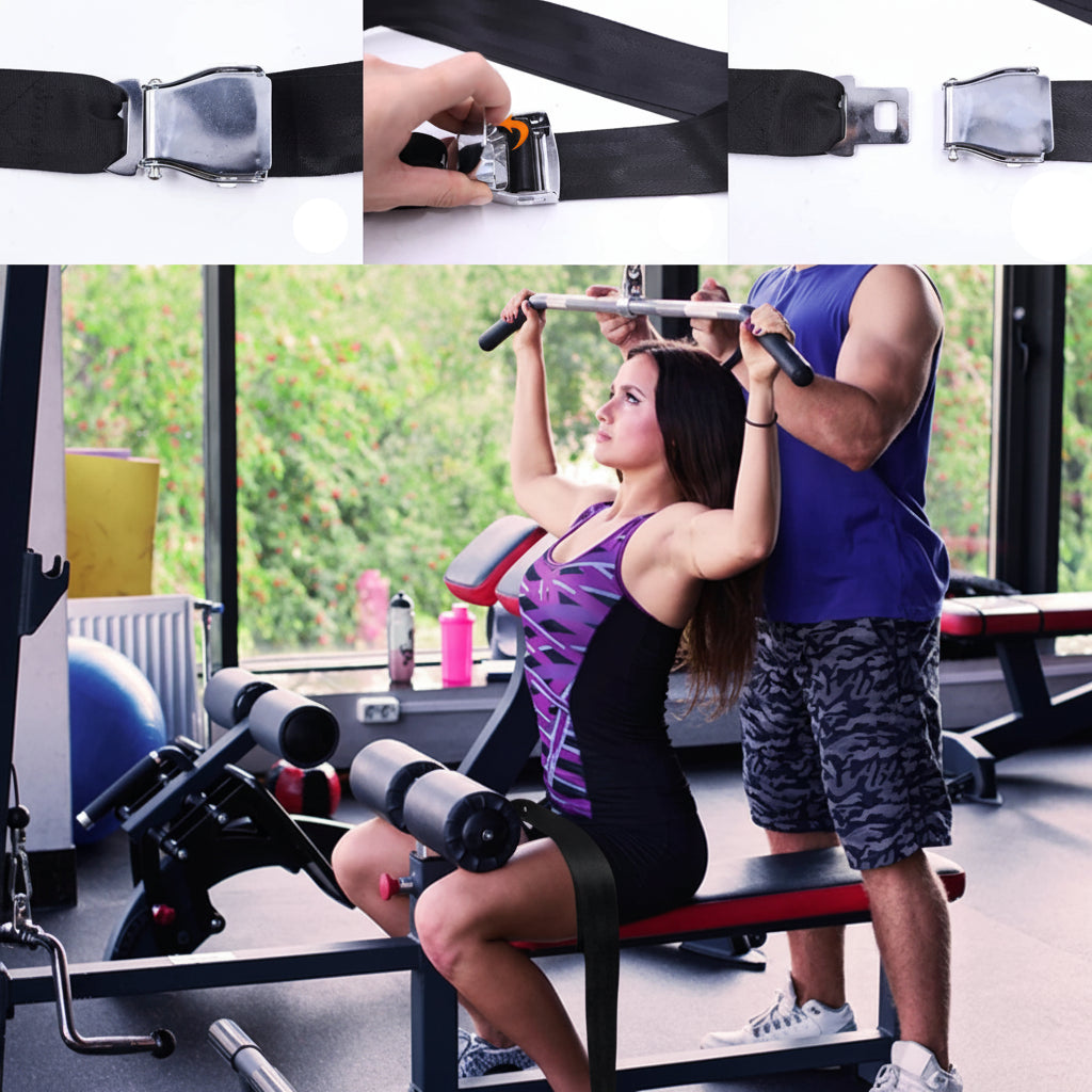 Quick-Release Hamstring Curl & Gym Leg Extension Strap