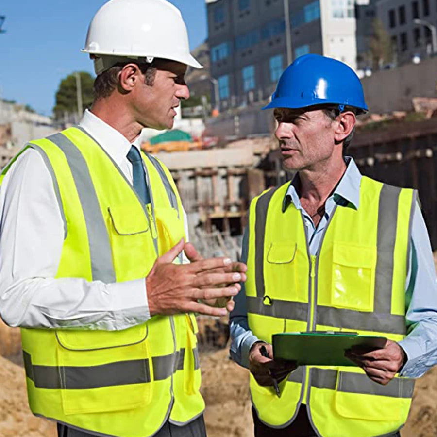 High-Visibility Safety Vest for Traffic and Nighttime Safety