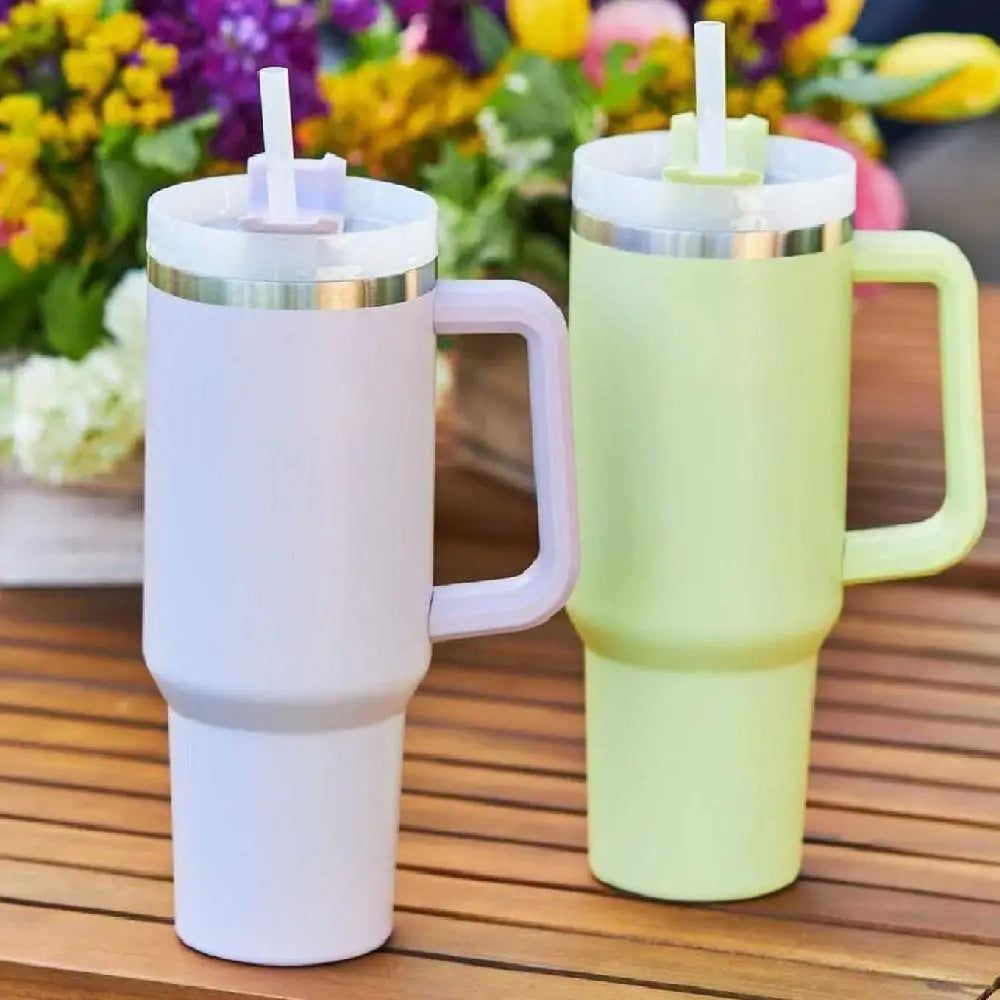 Large Capacity Stainless Steel Tumbler with Handle