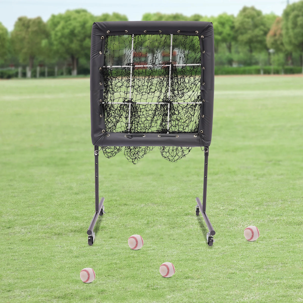 Improve Your Game: Baseball Training Net & Adjustable Trainer Aid