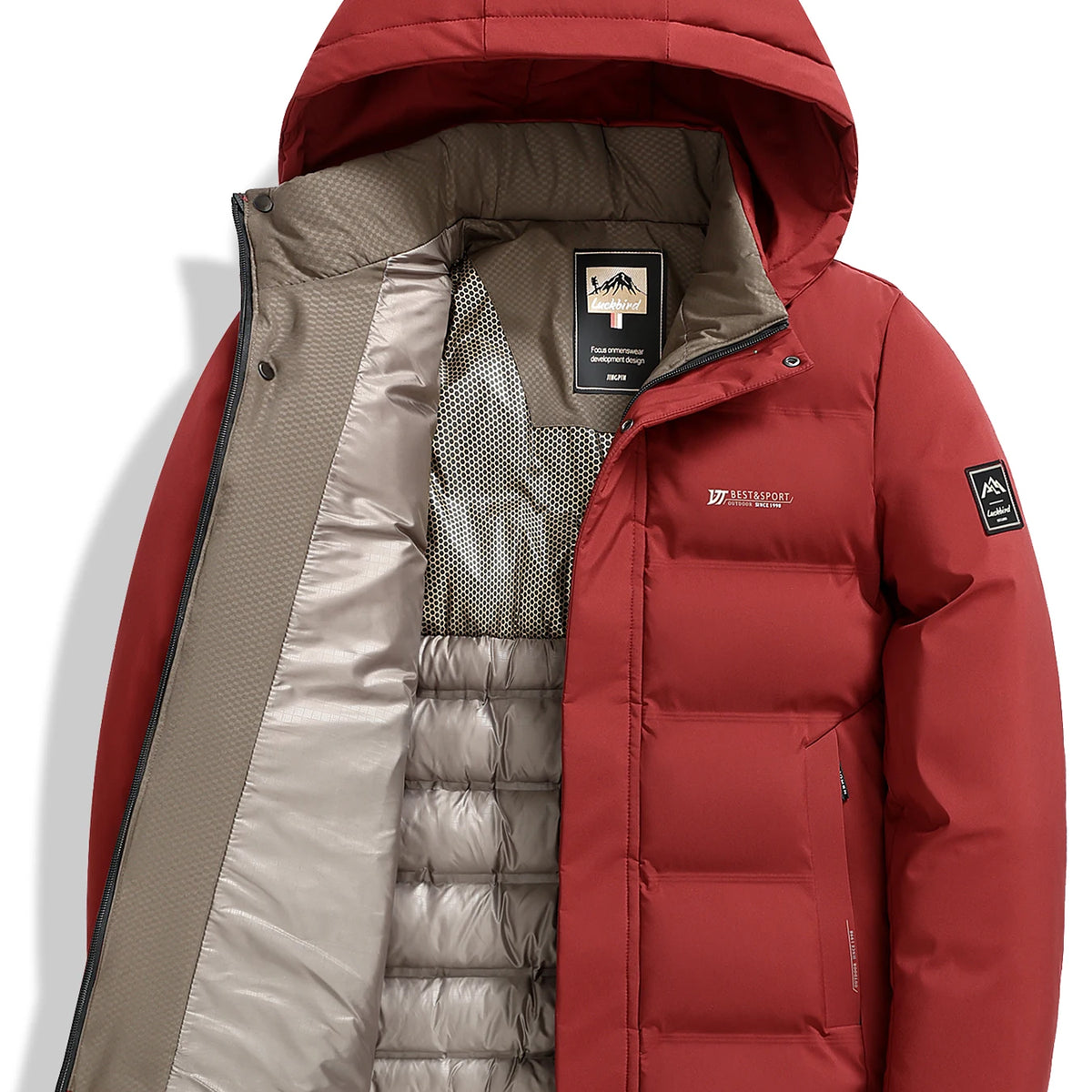 Men's Thick Warm Cotton Jacket: Business & Casual Style