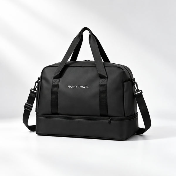 Large Travel Gym Bag Wet Dry Separation & Shoe Compartment