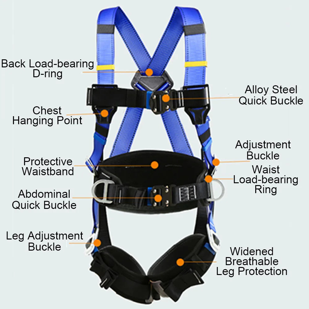 Ultimate Protection: Full Body Safety Harness for Extreme Heights