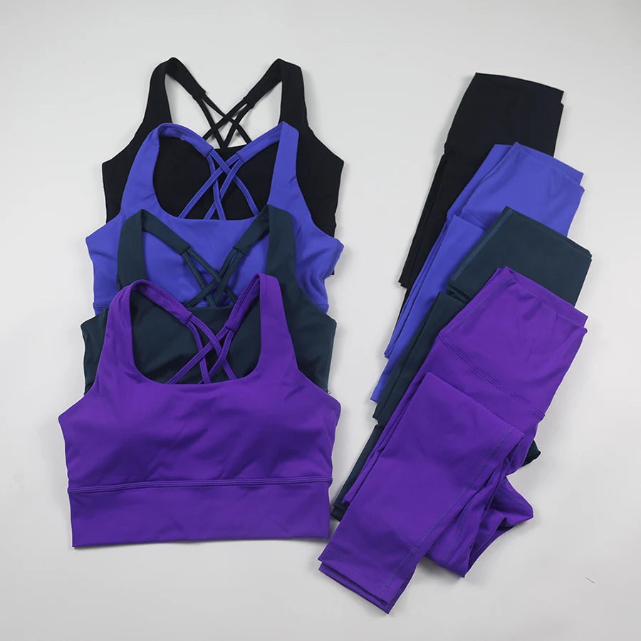 Supportive Sports Bra and Leggings Set