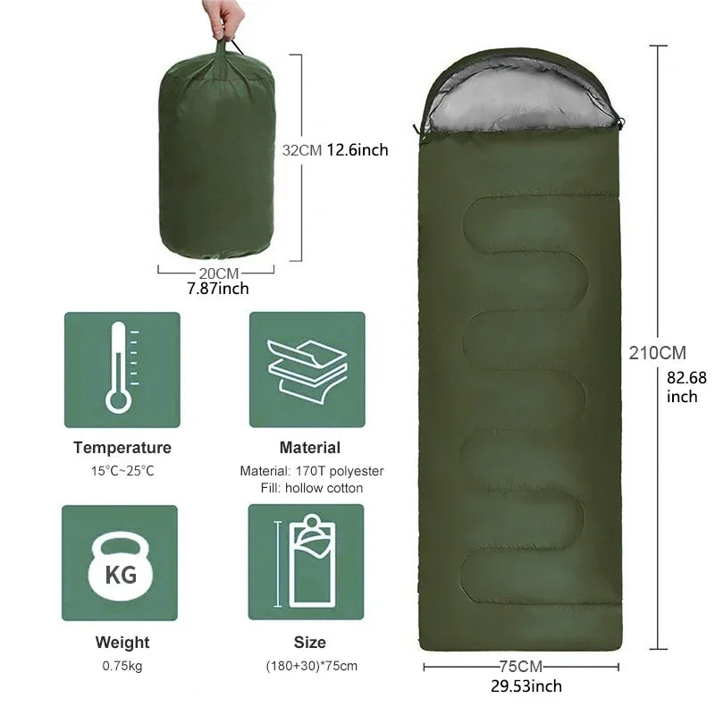 Sleeping Bag Ultralight Waterproof 4 Season