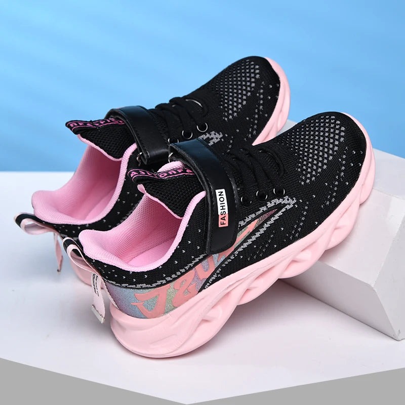 Mesh Athletic Sneakers for Young Girls