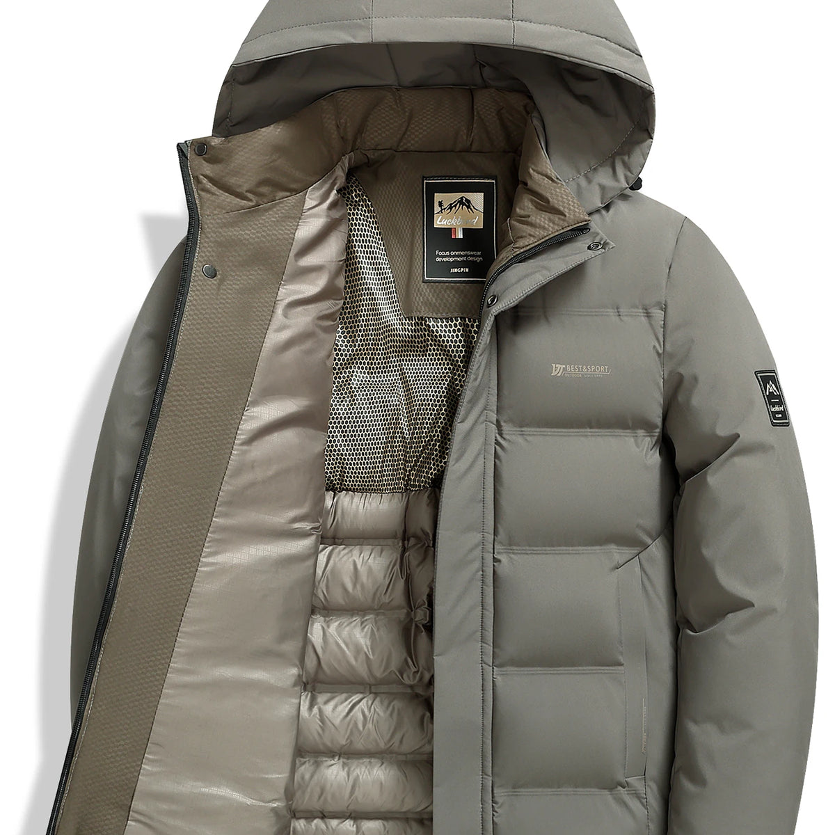 Men's Thick Warm Cotton Jacket: Business & Casual Style