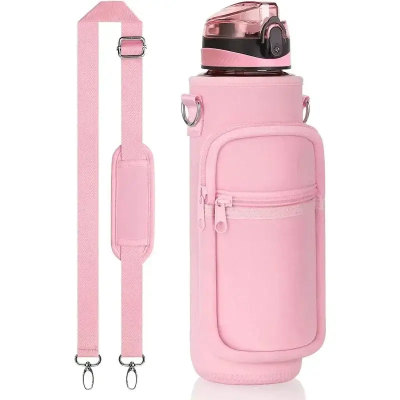 Large Water Bottle Sleeve with Phone Pouch & Carrying StrapWater Bottles24 Hour Sport