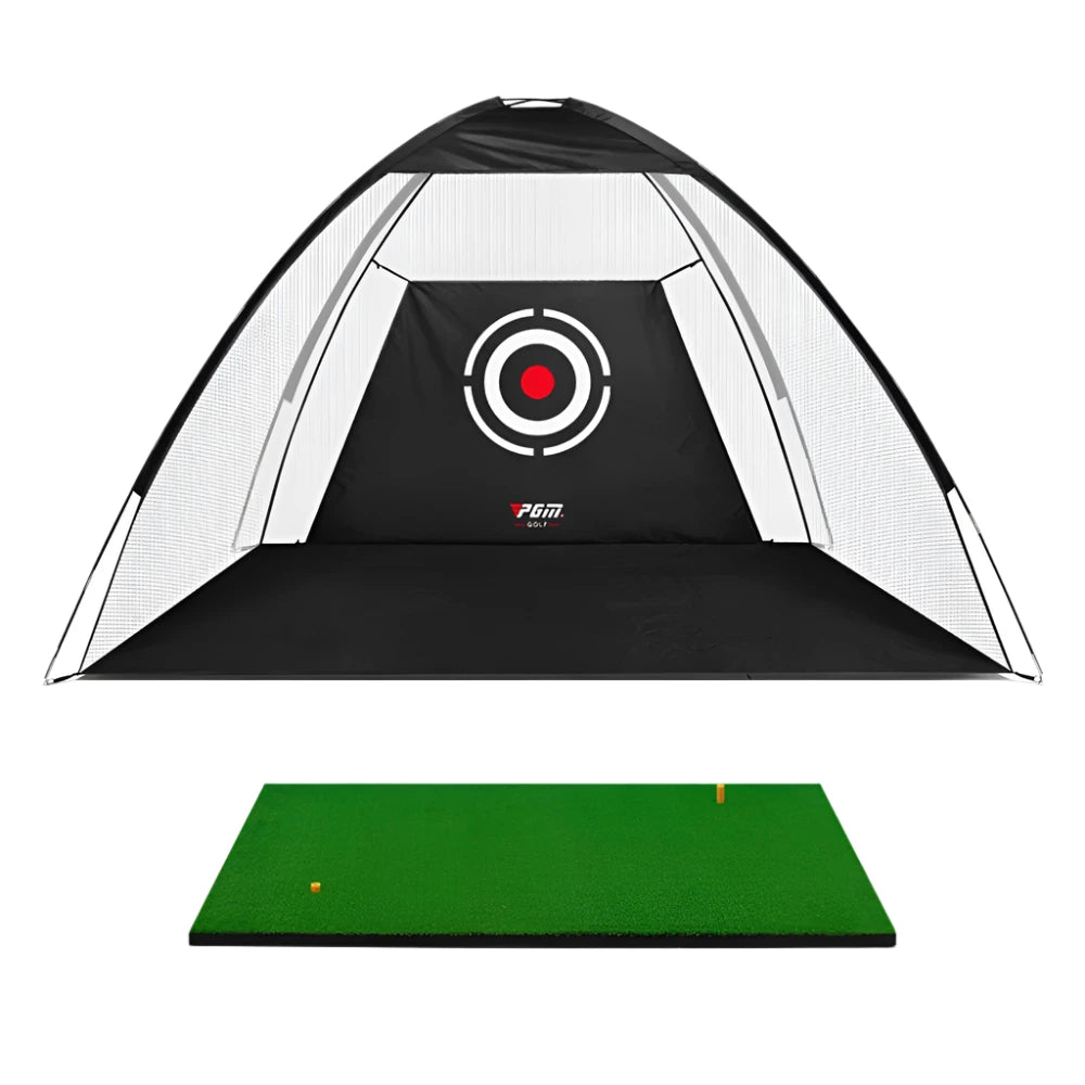 All-Weather Golf Practice Cage with Carry Bag
