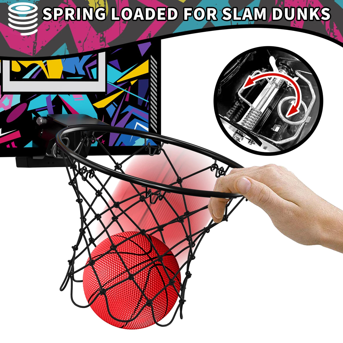 Kids' Mini Basketball Hoop Set: Indoor & Outdoor Play