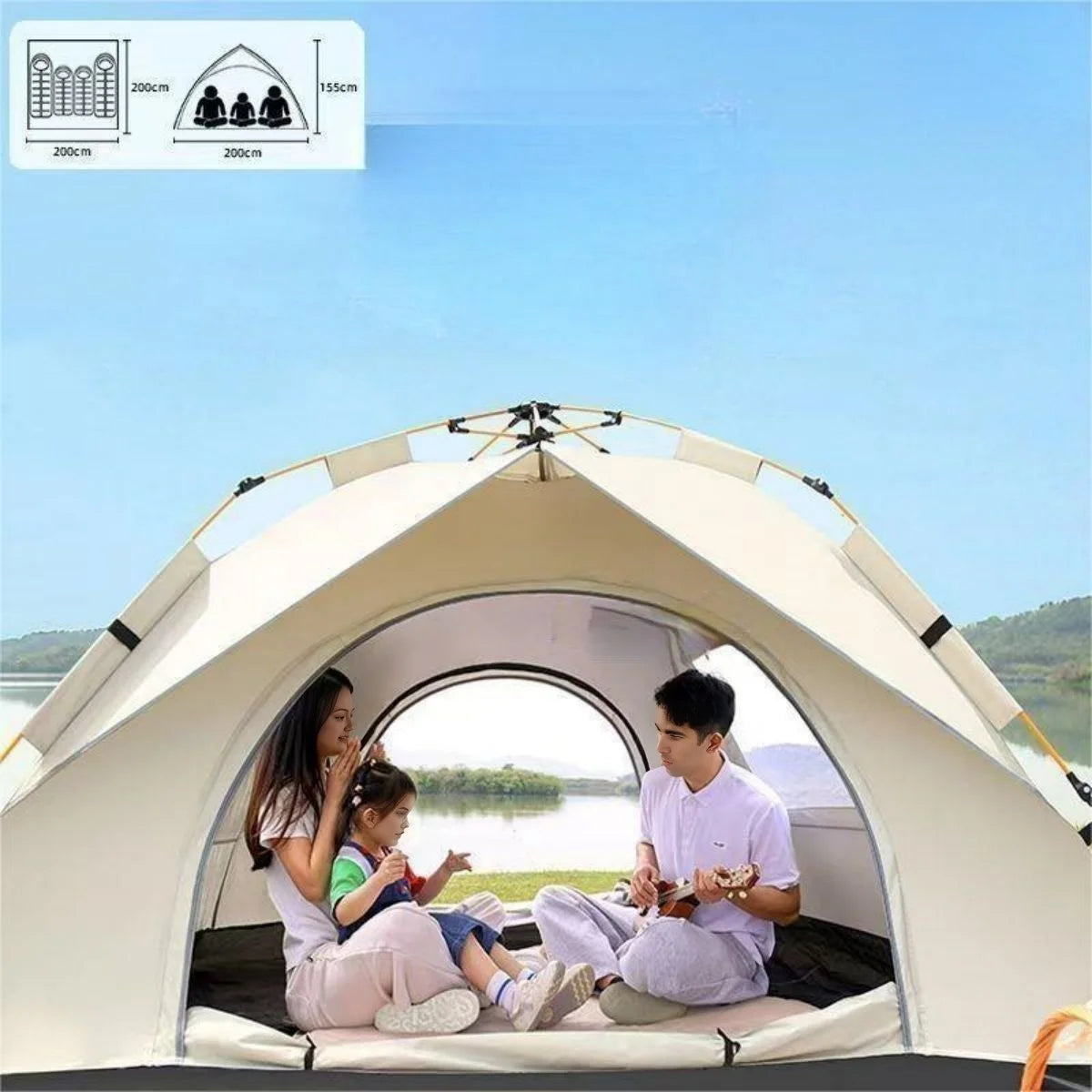 Self-Driving, Automatic Camping Tent