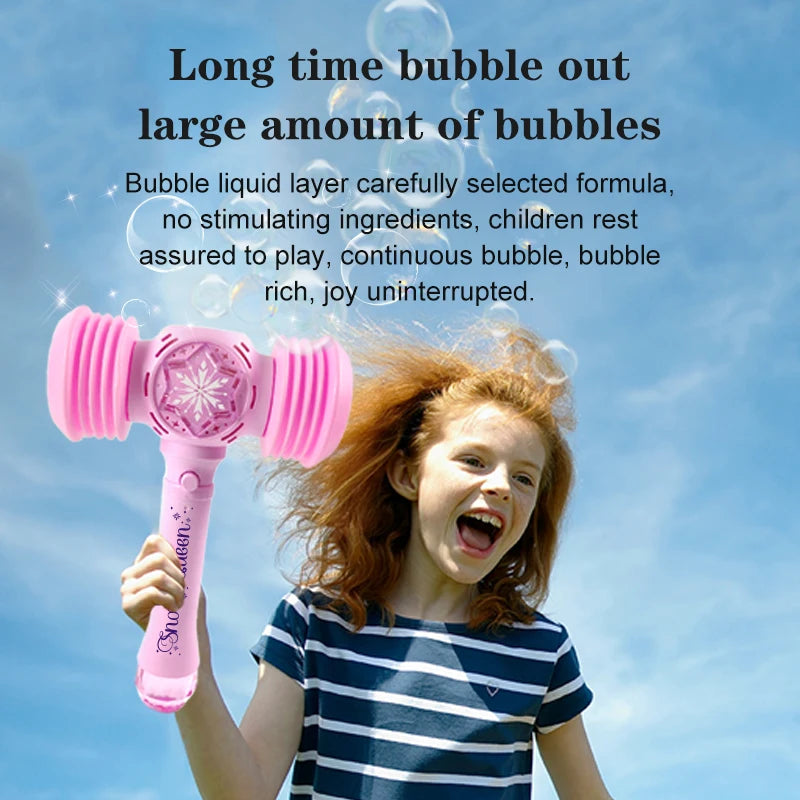 Outdoor Bubble Fun: Battery-Free Princess Toy