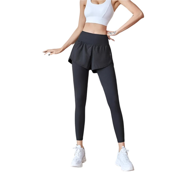 Elastic High-Waisted Sports Leggings
