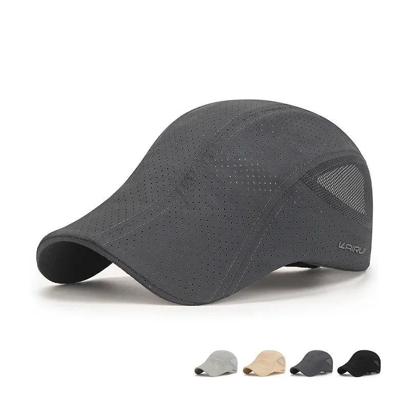 Adjustable Sun Protection Beret Cap






